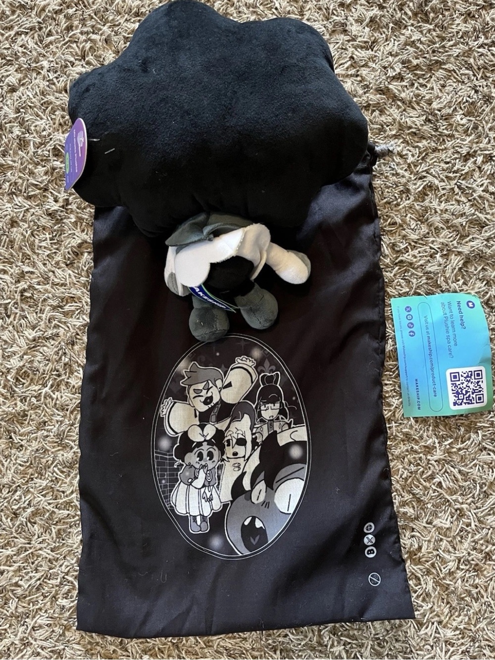 Makeship Mirabelle “ In Stars and Time” Plushie With Bag - Picture 5 of 5